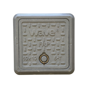 High Strength Composite Square Gully Grating 250x250 mm Industrial Drainage Lid 5 Ton Rated Anti Skid Utility Access <b>Plate</b> - Product Image 2