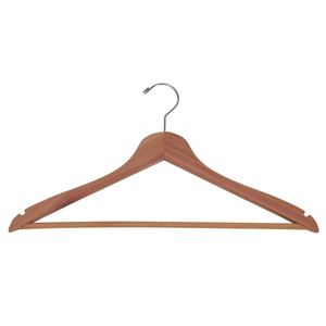 Cintres en bois massif pour hôtels et magasins de vêtements, avec support large pour les épaules, cintres de luxe en bois pour costumes et vestes - Product Image 6