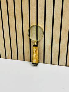 Lupa de Mano de 2.5'' con Mango de Hueso Natural |   Lupa de Inspección Óptica - Product Image 5