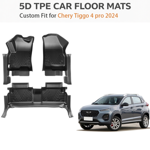 Alfombrillas para Auto, Alfombrillas de Plástico TPE para Todo Clima, Juego Completo de Alfombrillas para Chery Tiggo 4 Pro LHD 2024 - Product Image 1