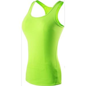 Lady Fitness XS 100% Coton Tissé Respirant Casual Sport Débardeur pour Femmes Couleur Solide Impression Personnalisée Design Free Cold Feeling - Product Image 3