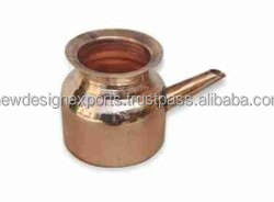 Pot en cuivre pur Ganga Sagar Lota Karwa Lota Karwa Chauth pour Pooja Aarti Hawan à usage religieux, pot à eau en cuivre - Product Image 3