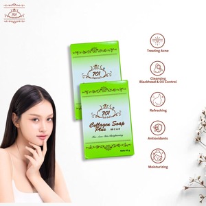 701 สบู่คอลลาเจนใส (สีเขียว) 85 กรัม กลีเซอรีน สำหรับผู้หญิงทุกสภาพผิว บำรุงผิวกระจ่างใสเปล่งประกาย - Product Image 3