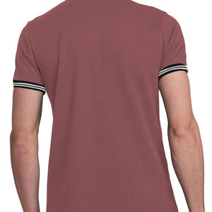Camisa de Manga Corta a Rayas para Hombre, 100% Algodón, Transpirable, Informal, de Punto, Corte Regular, 180g - Product Image 2
