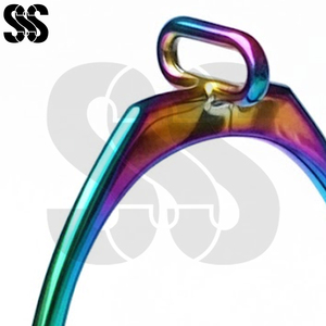 SHER SONS SPORTS SSS-FS-4009 Étriers d'équitation Flexi Design Absorption des chocs Durabilité Confort du cavalier Acier inoxydable - Product Image 6