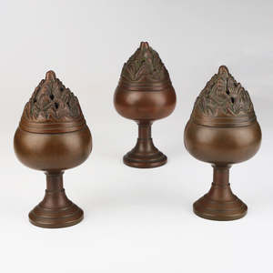 Wooden Incense Burner Holder Handmade Highly Scented for Yoga Indoor/Outdoor Use | Home Decor & Fragrances - Product Image 1