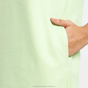 Camisetas cómodas para mujer en blanco liso de gran tamaño, camiseta de verano de algodón 100%, cómoda y elegante con logotipo personalizable - Product Image 6