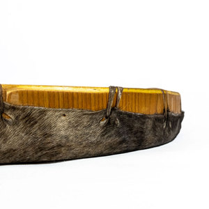Tambour chamanique traditionnel fait main en peau d'animal, tambour sacré pour la méditation, le yoga et la guérison énergétique - Product Image 3