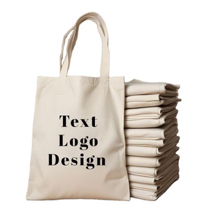 Vente en gros Grand sac cabas personnalisé Sac cabas en toile de coton Sacs à provisions personnalisés réutilisables Sac en toile de coton - Product Image 1