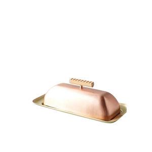 Beurrier en acier inoxydable poli miroir avec couvercle, résistant à la rouille, hygiénique, pour la décoration moderne de cuisine et de restaurant - Product Image 5
