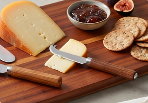 Admirable Design Cheese <b>Knives</b> Cutlery <b>Set</b> In Stainless Steel With Wooden Handle Unique Bottle Shape Handles Perfect for Kitchen - Product Image 5