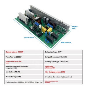 Prix usine 1500W carte d'onduleur bidirectionnelle à onde sinusoïdale Pure <span class=keywords><strong>12V</strong></span>/24V/48V UPS <span class=keywords><strong>convertisseur</strong></span> de Module de charge/décharge trois - Product Image 5