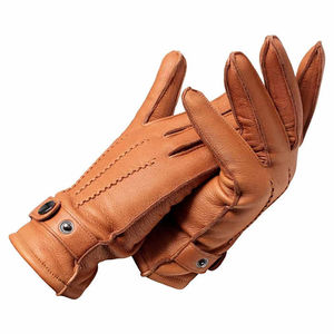 Gants en cuir thermiques respirants pour hommes, style sport, doublure en laine, pour l'extérieur, voyage, décontractés, hiver chaud, Pakistan 2026 - Vente en gros - Product Image 1