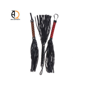 Fouet en cuir pour adultes avec logo personnalisé - Product Image 1