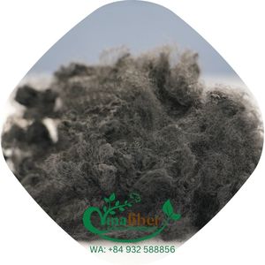เส้นใยโพลีเอสเตอร์รีไซเคิล Vinafiber 6D SD สีดำ เกรด GRS ทนไฟ ใช้สำหรับแผ่นรองที่นอน ผ้าไม่ทอ - Product Image 2