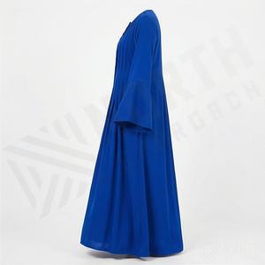 Robe Abaya pour femmes de haute qualité, en satin, taille naturelle, vêtements musulmans pour l'Aïd, vêtements élégants et à la mode, couleur personnalisée - Product Image 3