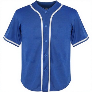 Camiseta de Béisbol Personalizada con Logotipo del Equipo, Diseño de Bordado 3D Transpirable para Hombres Adultos, Uniforme de Softbol - Product Image 1