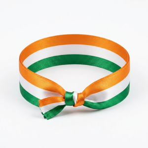 Cinta de Satén Tricolor de 25 mm de un Solo Lado, Rollo de 50 Yardas para Decoración de Escenarios del Día de la Independencia, Manualidades con Banderas, Eventos Escolares, Directo de Fábrica - Product Image 4