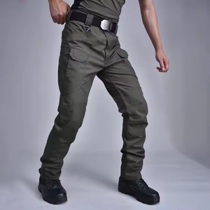 Men's Woven Allover Printed <b>Cargo</b> Pants Men Elastic Waistband Jogger Straight <b>Camouflage</b> Outdoor Overall Trousers - Product Image 5
