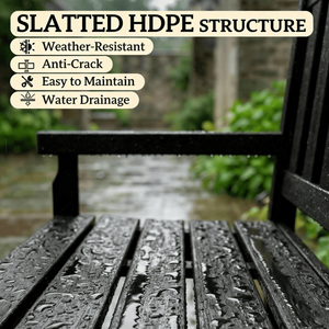 Panca da Giardino per Esterni, Elegante Arredo da Patio per Sedute Confortevoli - Product Image 5