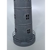 Phare en métal de style moderne, décoration nautique artisanale pour la maison, ornement de table, utilisation intérieure/extérieure, article cadeau