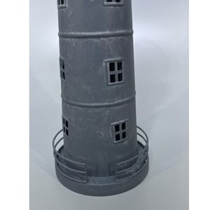 Vintage Style Metal Lighthouse Decorative Nautical Home Decor Tabletop Light House <b>Ornament</b> Indoor Outdoor Use Gift Item - Product Image 5