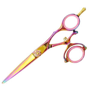 Professional <b>Swivel</b> Handle Hair Cutting Shears Premium <b>Swivel</b> Scissors - Product Image 6