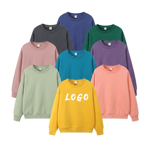 เสื้อสเวตเชิ้ตคอกลมลำลองสำหรับผู้หญิง สีพื้น แขนยาว ผ้าโพลีเอสเตอร์/คอตตอนฟลีซ ระบายอากาศได้ดี เป็นมิตรกับสิ่งแวดล้อม ป้องกันรอยยับ เหมาะสำหรับฤดูใบไม้ร่วง - Product Image 3