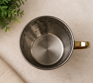 Mug Moscow Mule en cuivre artisanal, verre à cocktail Moscow Mule en cuivre, durable, pour restaurants et bars, fournisseur de mugs et de verrerie. - Product Image 1