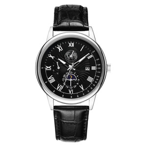 Reloj de Pulsera para Hombre, Elegante y Exquisito, de Lujo, con Correa de Cuero Vacuno, Deportivo, Casual, Mecánico Automático - Product Image 5