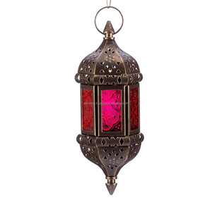 โคมไฟเหล็กแขวนขนาดเล็กสำหรับตกแต่งบ้านที่ทำด้วยมือเป็นมิตรกับสิ่งแวดล้อมสำหรับใช้ในร่ม/กลางแจ้งปรับขนาดและสีได้ตามต้องการ - Product Image 1