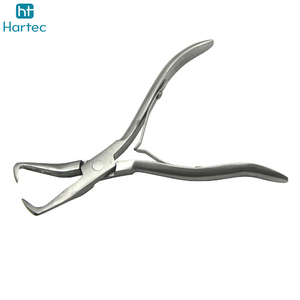 Pince à extensions capillaires professionnelle à double usage, revêtement arc-en-ciel, pince courbée avec dents, en acier inoxydable durable - Product Image 2