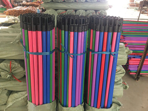 ด้ามไม้ถูพื้น GMEX พร้อมขนแปรงแข็งแรง เป็นมิตรกับสิ่งแวดล้อม ทำจากไม้ธรรมชาติ ความสูง 123 ซม. พร้อมที่โกยผง PVC - Product Image 2