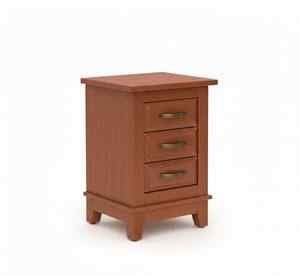 Table basse moderne et durable avec 3 tiroirs en bois d'hévéa et MDF, meubles de salon - Product Image 6