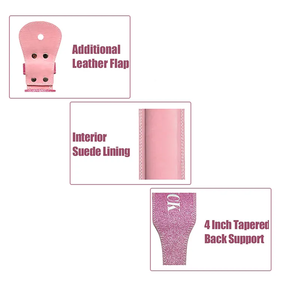 Ceinture de musculation en cuir synthétique neuve pour dips et tractions - Product Image 2