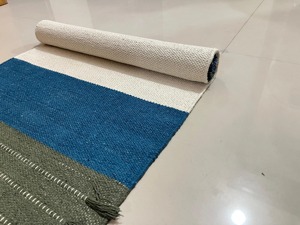 Tapete de Ejercicio Rectangular Contemporáneo de Chenilla con Patrón Impreso, Base de Goma Antideslizante, Grosor Medio, para Uso Doméstico - Product Image 6