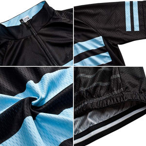 Conjunto de Ropa Deportiva de Ciclismo para Hombre de Alta Calidad, Jersey y Pantalones Cortos con Logotipo Personalizado, Uniforme Premium Directo de Fábrica - Product Image 4