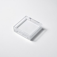Nouvelle boîte de rangement pour ongles BOHE haut de gamme, double couche, transparente, en PE recyclable, présentoir de cartes à ongles fait main