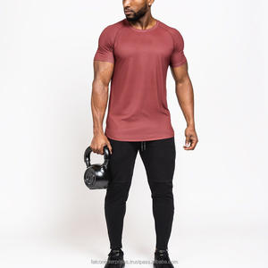 T-shirt de Fitness de gymnastique à séchage rapide de qualité supérieure T-shirt de Performance personnalisé pour les hommes - Product Image 5