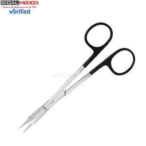 กรรไกรโกลด์แมนฟ็อกซ์ โค้ง 5 นิ้ว ซุปเปอร์คัท พรีซิชั่น สแตนเลสสตีล สำหรับผ่าตัด ทันตกรรม และสัตวแพทย์ ตัดเนื้อเยื่อและเย็บแผล - Product Image 2