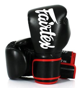 Gants de boxe en cuir faits main de qualité supérieure, pour Muay Thai et Kickboxing, avec absorption de l'humidité, doigts entièrement couverts, fermeture auto-agrippante et support de poignet. - Product Image 6