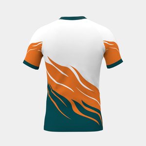 Wholesale Short Sleeve Anti-UV Rash Guard Men Moisture Wicking <b>Compression</b> <b>Shirt</b> Gym Running Fitness Top Polyester/Spandex - Product Image 2