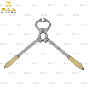 Pinza de Castración Estilo Burdizzo de 18″, Acero Inoxidable y Mango de Madera, Instrumentos Veterinarios para Corderos, Ganado, Cabras, Emasculador, Banda de Castración - Product Image 3