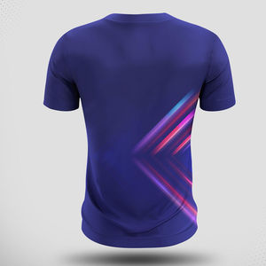 Camiseta Deportiva Sublimada Personalizada para Hombre, de Secado Rápido, para Entrenamiento Atlético, con Estampado Geométrico, 2026 - Product Image 6