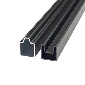 Aluminium 6000 Series Fence Post Rail Kit 2000mm Black Welding - Product Image 1