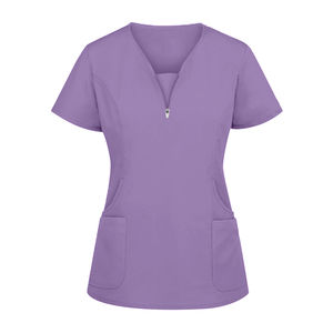 Uniforme médical unisexe à marque privée pour tenue musulmane, écologique, avec détection d'aiguilles, tissu doux, manches longues, logo personnalisé - Product Image 3
