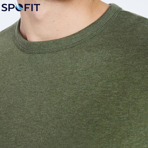 เสื้อยืดผู้ชายคุณภาพสูง พิมพ์ลายดิจิตอลตามสั่ง สีพื้น เรียบง่าย สวมใส่สบาย ผ้าฝ้าย 100% ทรงปกติ - Product Image 5