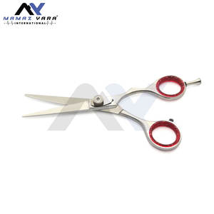 Ciseaux de coiffure personnalisables argentés pour hommes, femmes, animaux domestiques, usage domestique, salon et barbier - Product Image 1