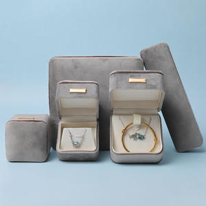 Custom Logo PU Leather Jewelry <b>Boxes</b> for Women's Ring <b>Earring</b> Pendant Necklace Bracelet Gift Packaging Handmade - Product Image 3