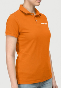 Camiseta de Algodón Elástica en 4 Direcciones de Alta Calidad, a Cuadros, Manga Corta, Transpirable, Antipilling, Casual, Moderna y Clásica para Mujer, Venta al Por Mayor a Bajo Precio - Product Image 2